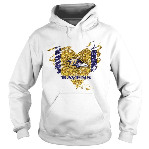 Heart Diamond Baltimore Ravens Shirt