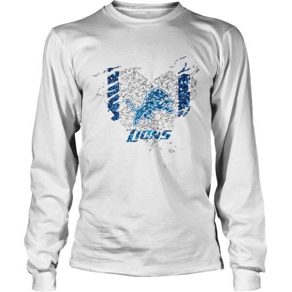 Heart Diamond Detroit Lions Shirt