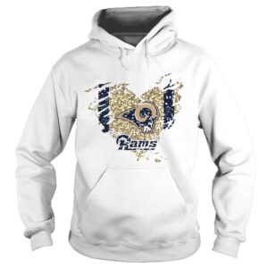 Heart Diamond Los Angeles Rams Shirt