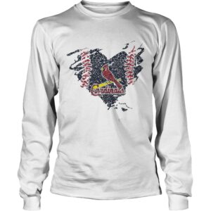 Heart Diamond St Louis Cardinals shirt