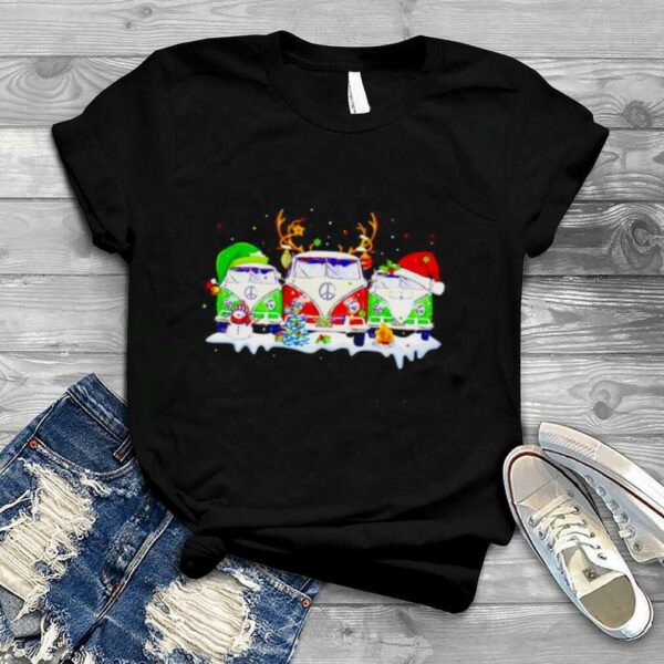 Hipper car camping Christmas shirt