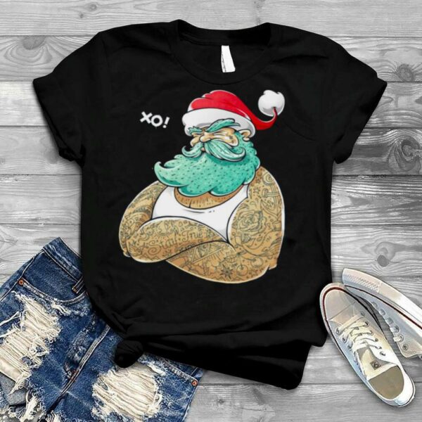 Hipsta Claus XO Santa Merry Christmas shirt