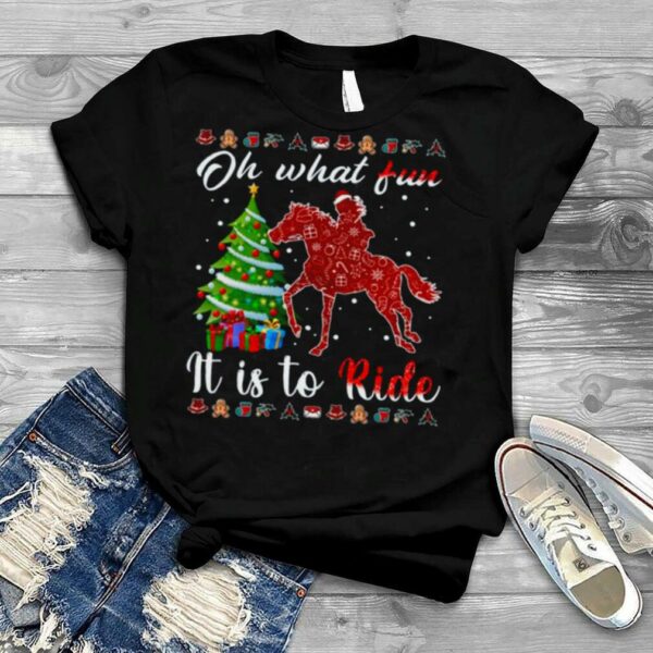 Horse Riding Christmas Shirt