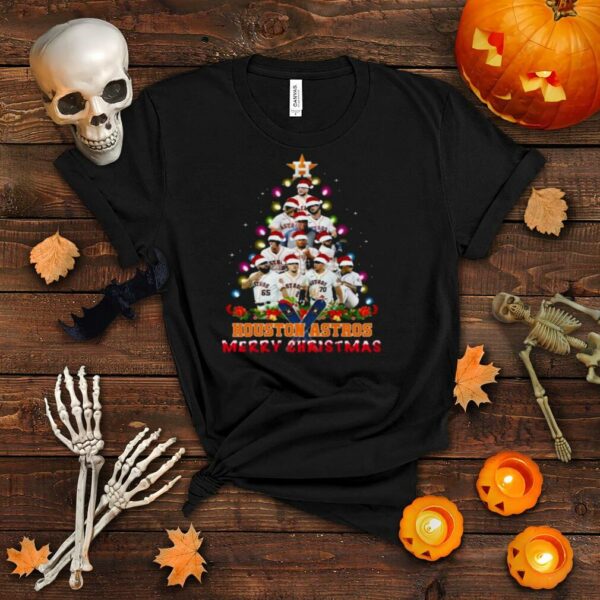 Houston Astros Christmas Tree Baseball Teams 2021 Merry Christmas shirt