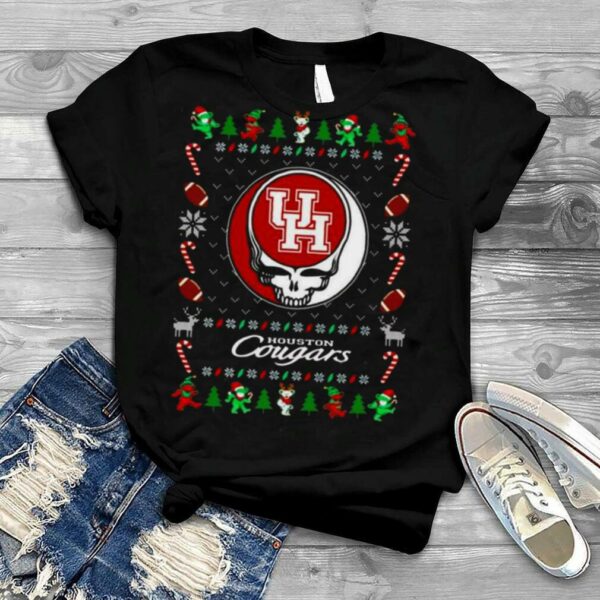 Houston Cougars Grateful Dead Ugly Christmas Shirt