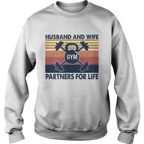 Husband And Wife Gym Partners For Life shirt