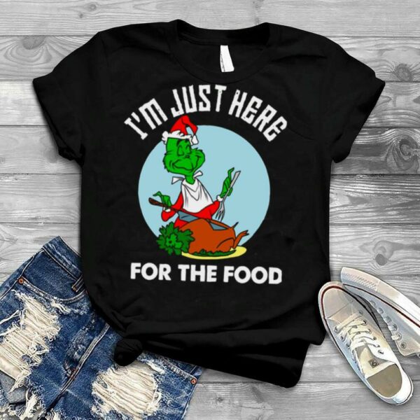 I’m Just Here For The Food Santa Christmas shirt