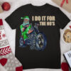 I Do It For The Ho’s Christmas Santa Claus Riding A Bicycle T Shirt