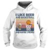 I Like Beer And Basketball And Maybe 3 People Vintage shirt