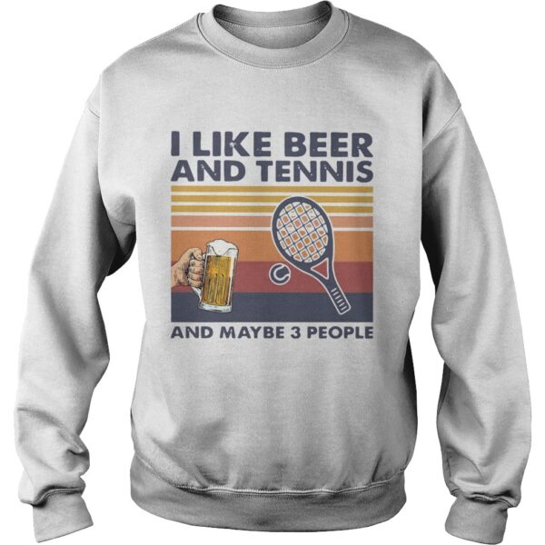 I Like Beer And My Bicycle And Maybe 3 People Vintage shirt