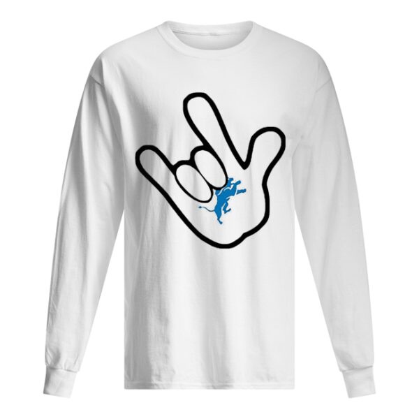 I Love You Sign Language Detroit Lions shirt