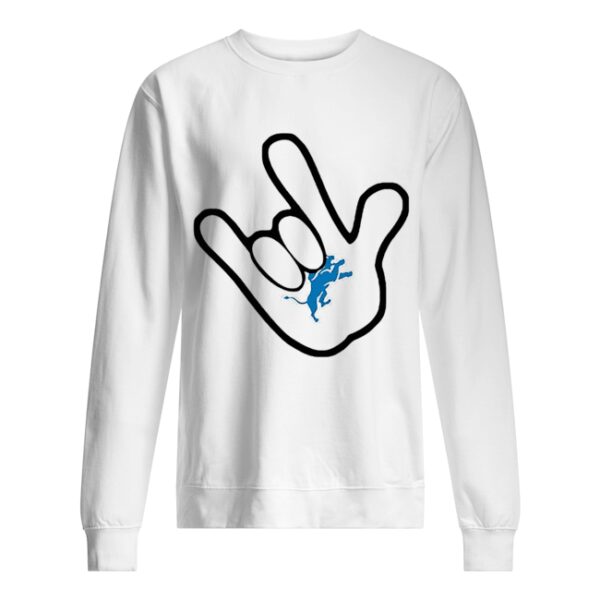 I Love You Sign Language Detroit Lions shirt