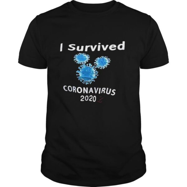 I survived coronavirus 2020 black shirt