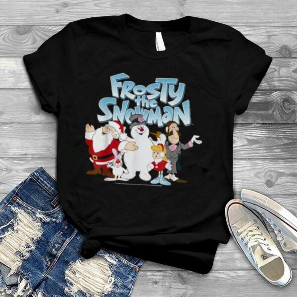 Iconic Characters In Christmas Group Shot shirt