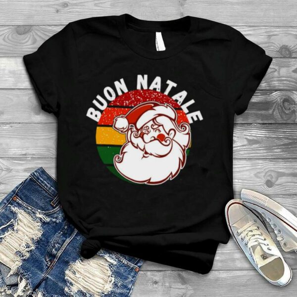 In Italian Buon Natale Merry Christmas shirt