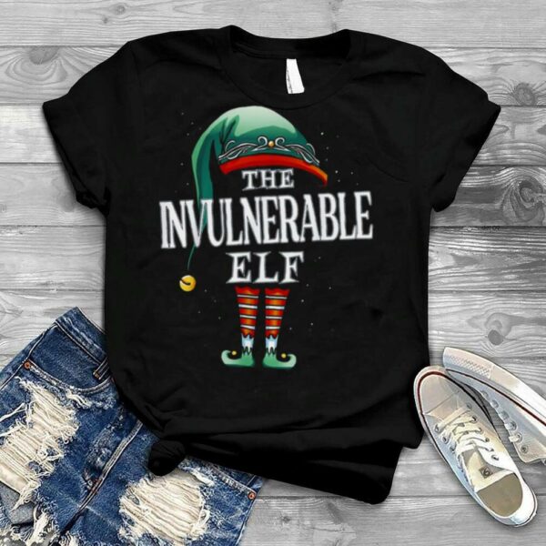 Invulnerable Elf Christmas Group Xmas Pajama Party Shirt