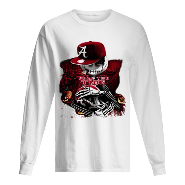 Jack Skellington Fear the Tide Alabama Crimson Tide shirt