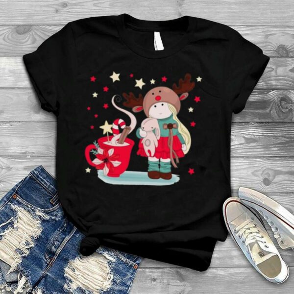 Japanese Anime Design Christmas Girl shirt