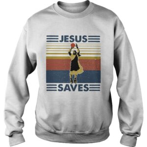 Jesus save volleyball vintage shirt