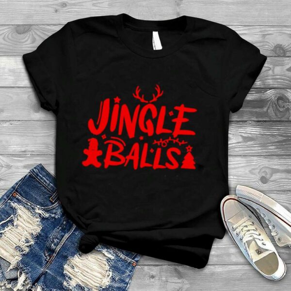 Jingle Balls Tinsel Tits Matching Couples Christmas Couple T Shirt