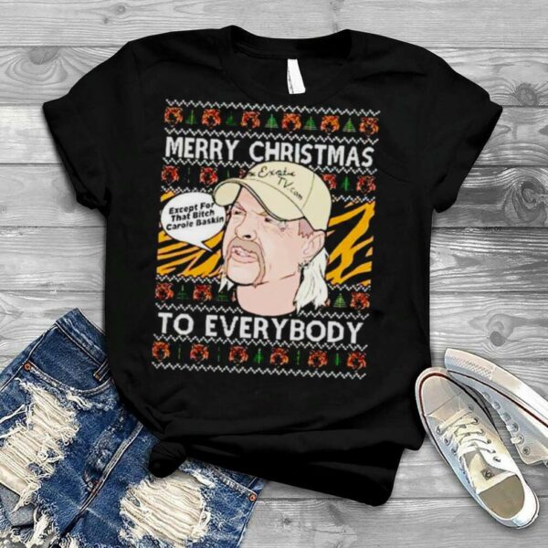 Joe Exotic merry christmas to everybody shirt