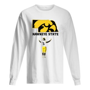 Jordan Bohannon #3 Iowa Hawkeyes State Football shirt Jordan Bohannon #3 Iowa Hawkeyes State Football shirt