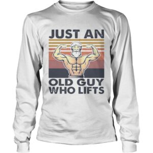 Just an old guy who lifts vintage retro shirt