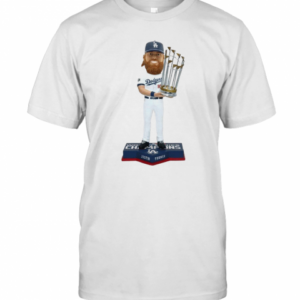 Justin Turner Los Angeles Dodgers 2020 World Series Champions Bobblehead T-Shirt