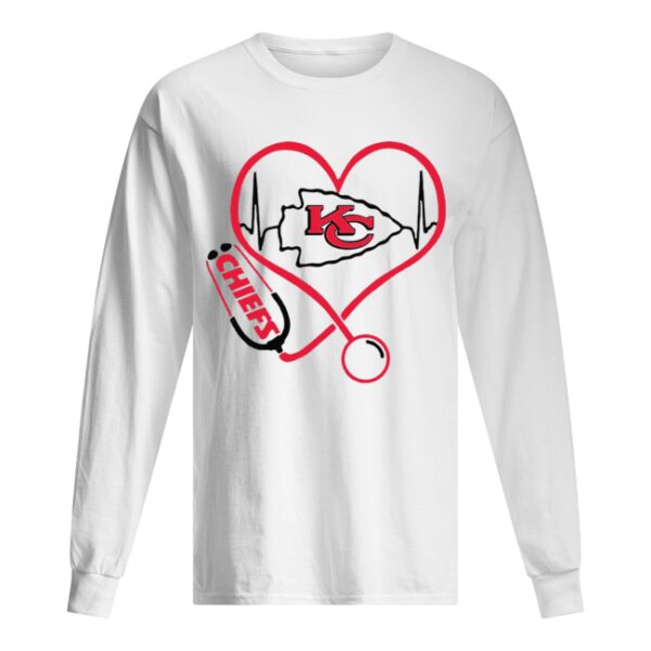 Kansas City Chiefs Heart Nurse Stethoscope shirt