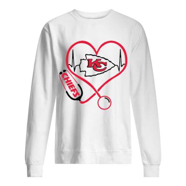 Kansas City Chiefs Heart Nurse Stethoscope shirt