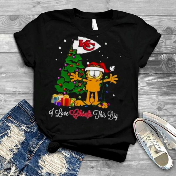 Kansas city Chiefs garfield Christmas shirt