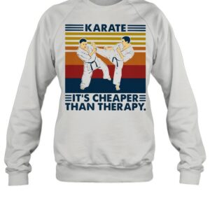 Karate It’s Cheaper Than Therapy Vintage shirt