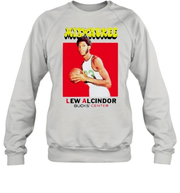 Kareem Jabbar Milwaukee lew alcindor buck’s center shirt