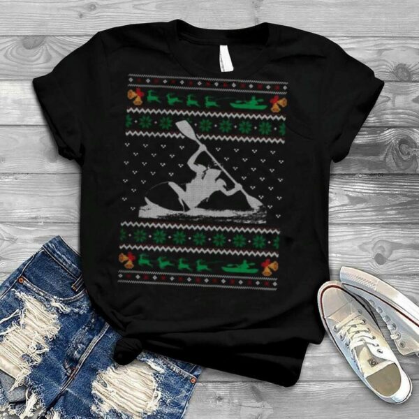 Kayaking Ugly Christmas Sweatshirt