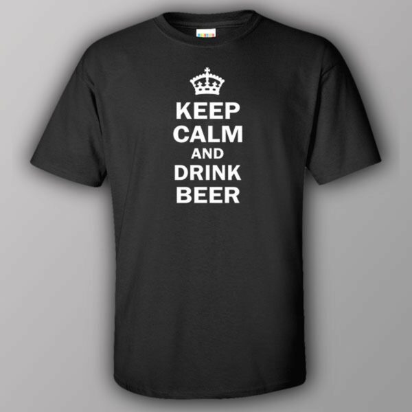 Keep calm and drink beer – T-shirt