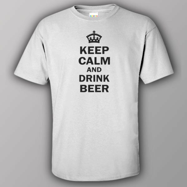 Keep calm and drink beer – T-shirt