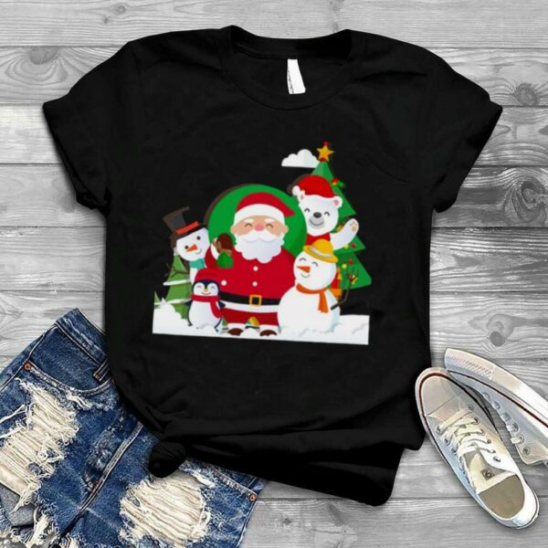 Kid’s Art Happy Merry Christmas shirt