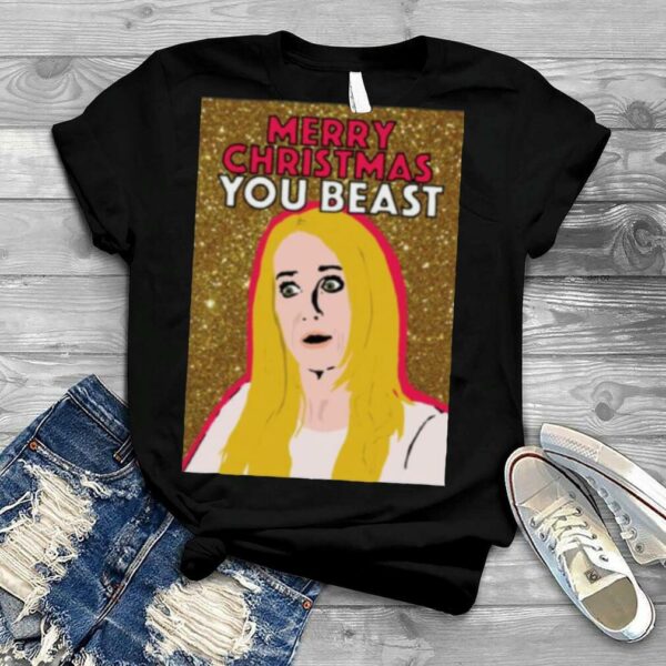 Kim Richards Merry Christmas You Beast Real Housewives Of Beverly Hills shirt