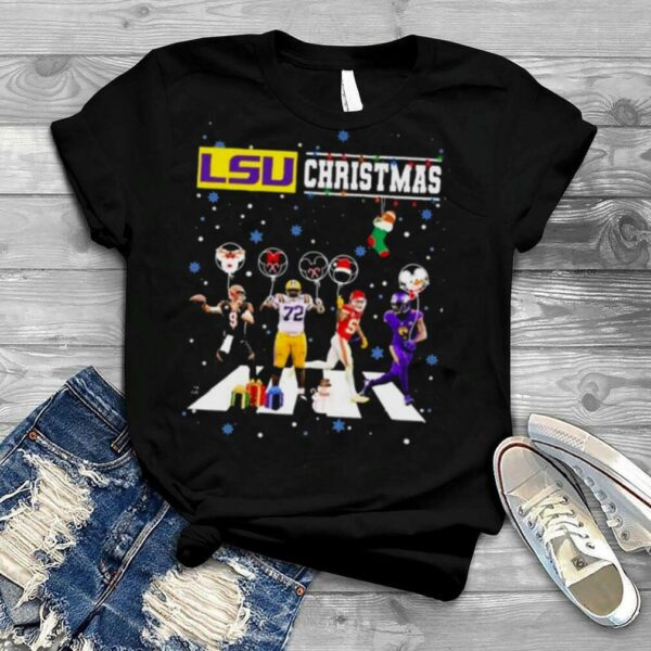 LSU Tigers Christmas Team Abbey Road Shirt