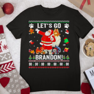 Lets Go Brandon Santa Claus Christmas shirt