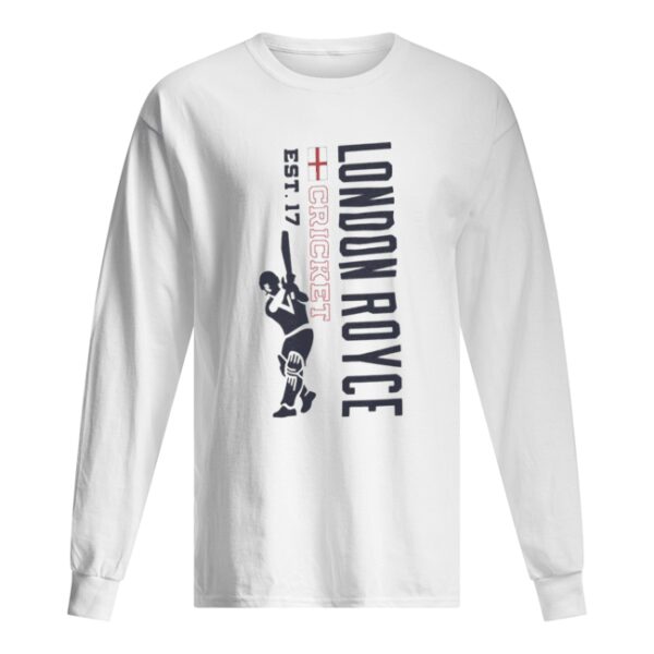 London royce cricket est 17 baseball shirt