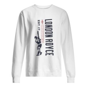 London royce cricket est 17 baseball shirt