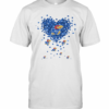 Love Kansas Jayhawk Ku Hearts T-Shirt