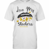 Love My Pittsburgh Steelers Lips T-Shirt