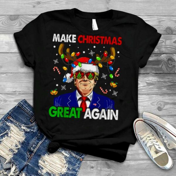 Make Christmas Great Again Funny Trump Ugly shirt