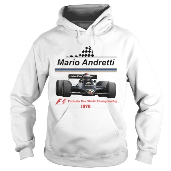 Mario andretti racing athletes formula one world championship 1978 shirt