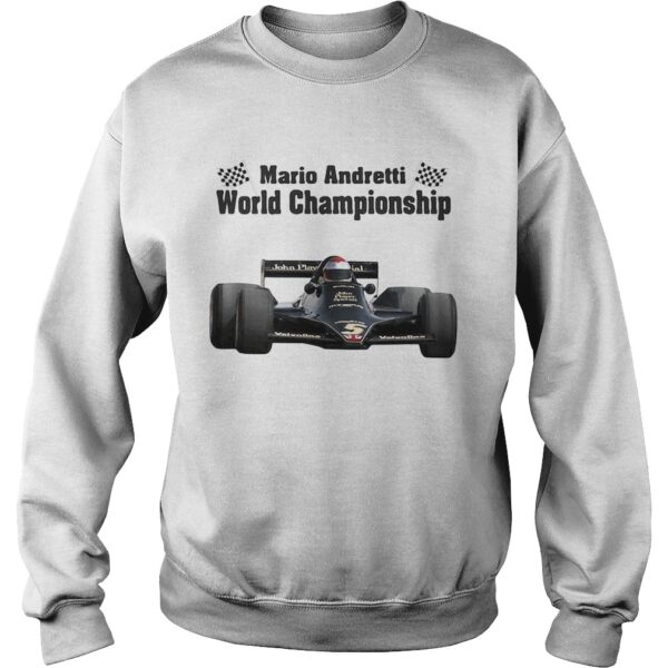 Mario andretti world championship flag shirt