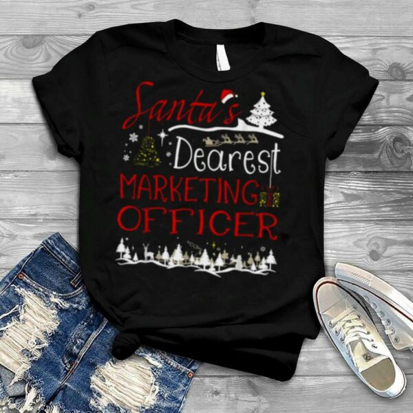 Marketing Officer Xmas Job Cute Christmas Shirt
