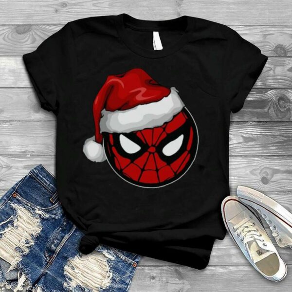 Marvel Christmas Spider Man Santa Hat T Shirt