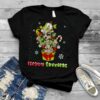 Marvel Guardians Groot Candy Cane Merry Treesmas Christmas Lights T Shirt